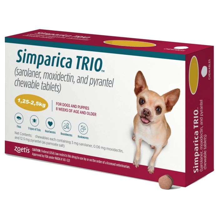 Does Simparica Trio Kill Ticks